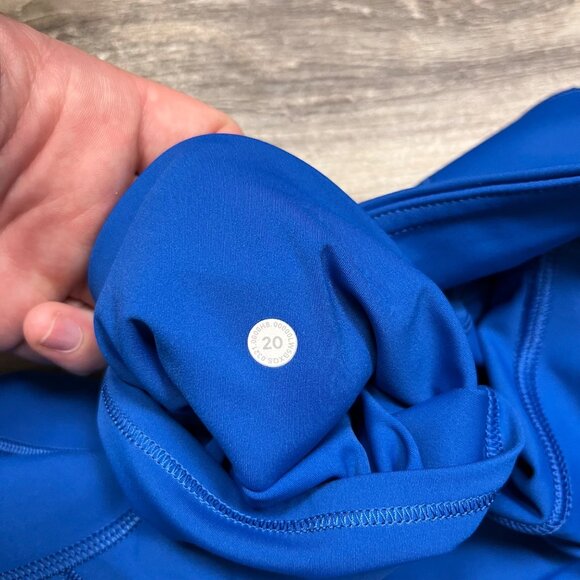 Lululemon Athletic Fast & Free HR Tight Yoga Pants 25” Symphony Blue NWT Size 20 - Picture 7 of 7